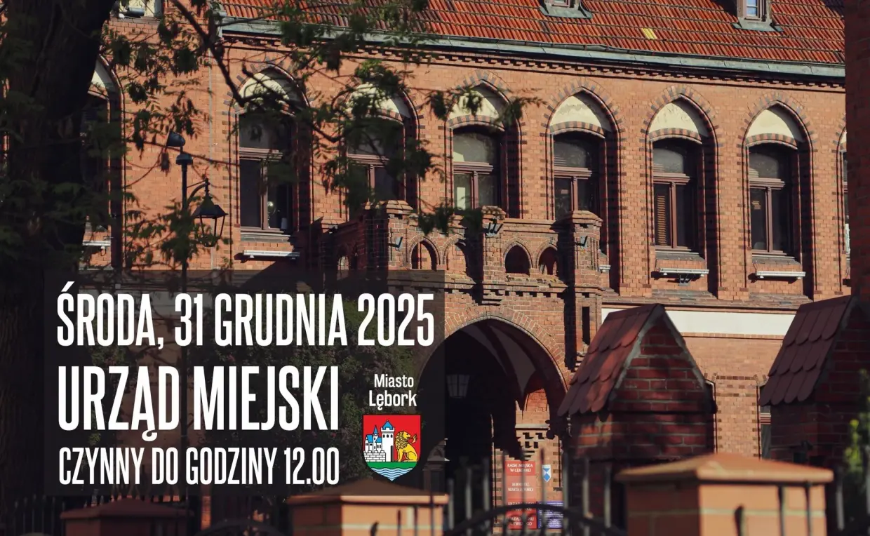 Skrócony czas pracy Urzędu Miejskiego w dniu 31 grudnia 2025